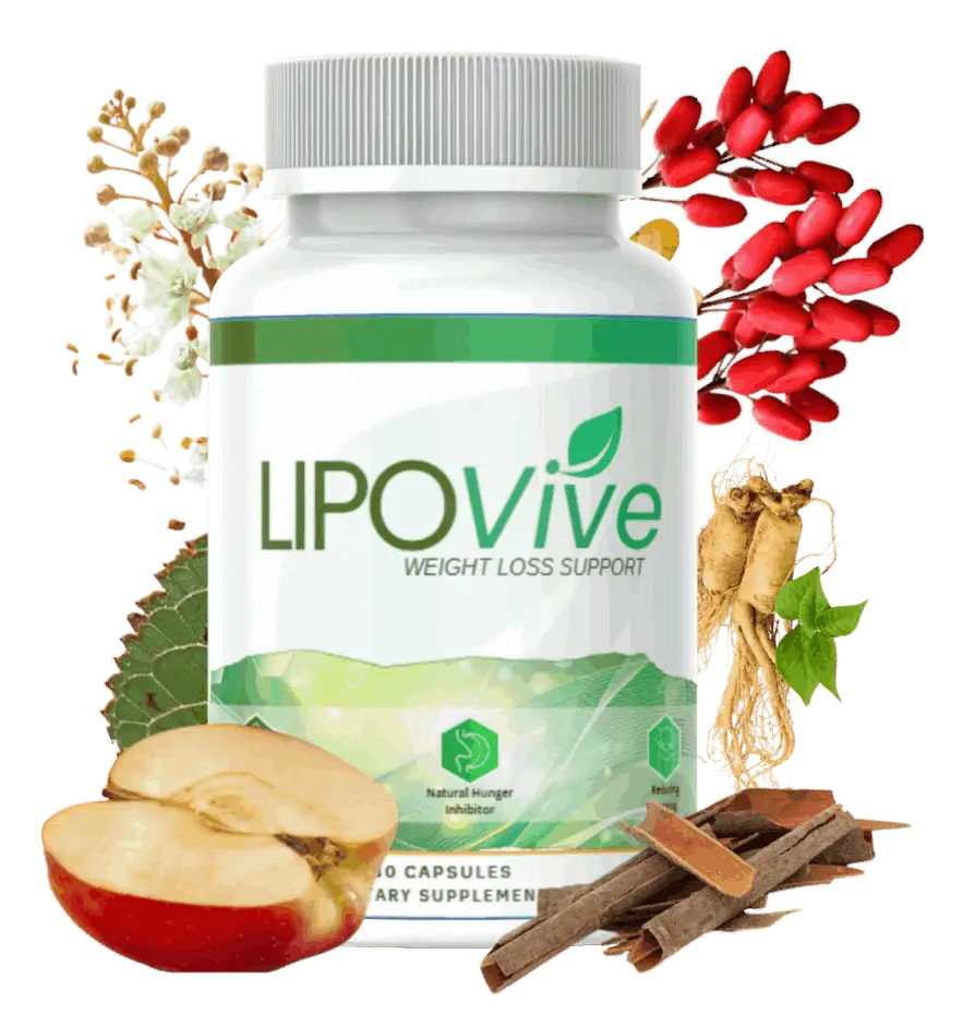 LipoVive Bottle With Ingredients